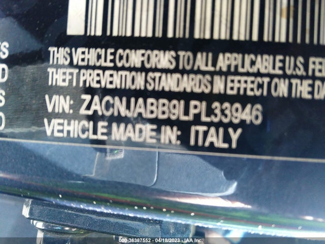 ZACNJABB9LPL33946 Jeep Renegade Altitude