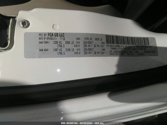 2C4RDGBG5GR388972 Dodge Grand Caravan American Value Pkg