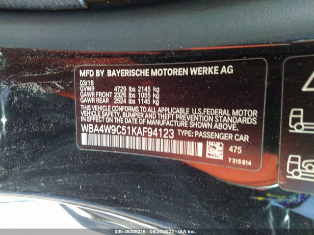 WBA4W9C51KAF94123 BMW 4 Series 440i Xdrive
