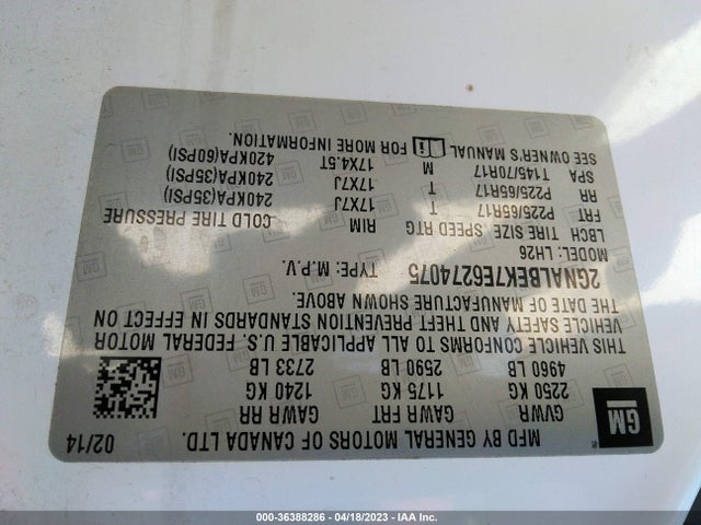 Chevrolet EQUINOX LT 2014 2GNALBEK7E6274075 Image 10