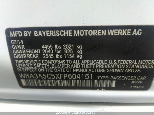 WBA3A5C5XFP604151 BMW 3 Series 328i