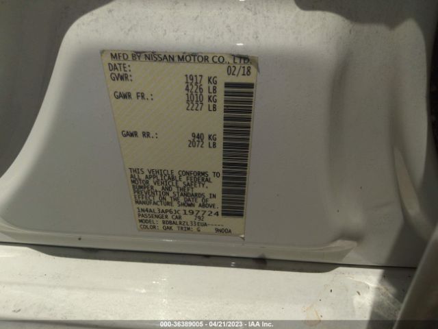 2018 NISSAN ALTIMA 1N4AL3AP6JC197724 Photo 8