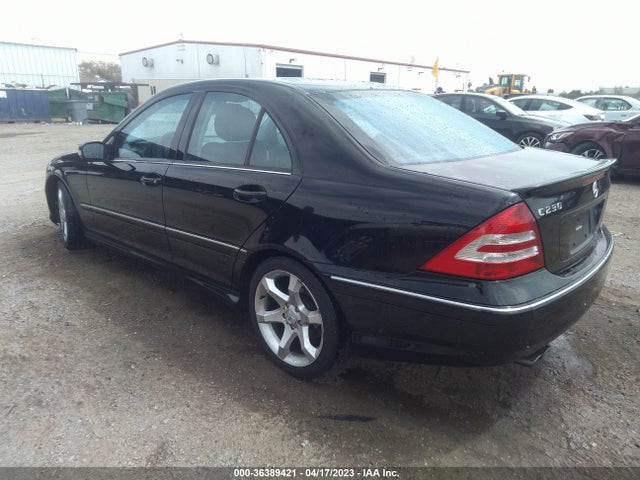2007 MERCEDES-BENZ C-CLASS 2.5L SPORT VIN: WDBRF52H47F920077