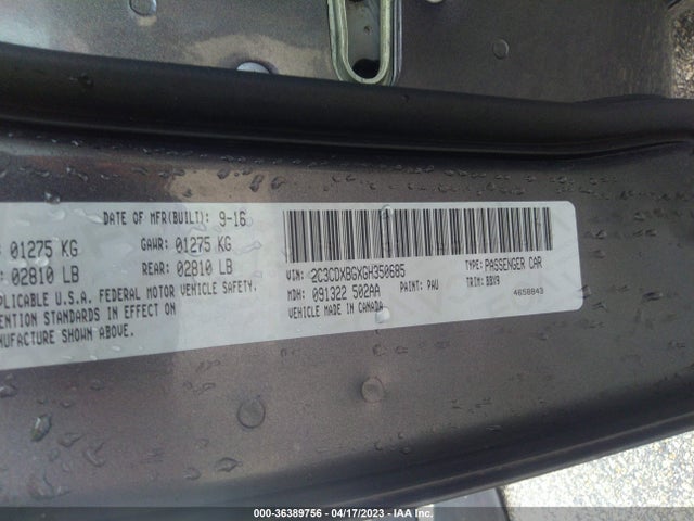 Dodge Charger Se 2016 2C3CDXBGXGH350685 Image 9