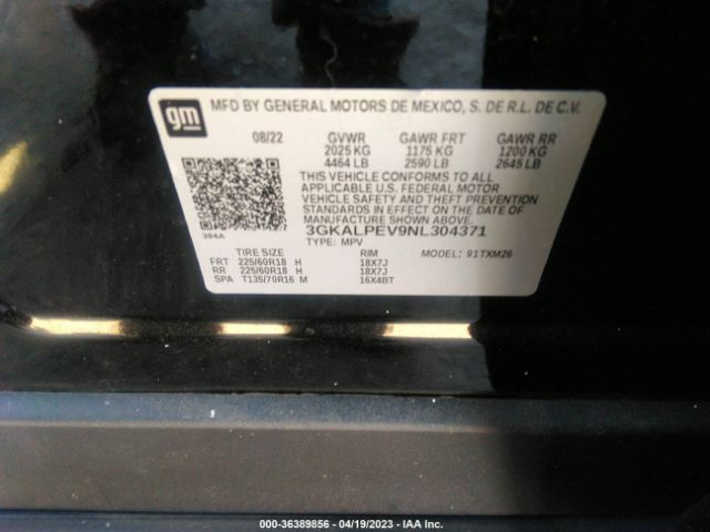 3GKALPEV9NL304371 GMC Terrain Slt