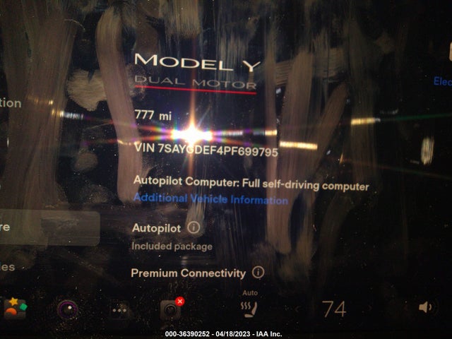 Tesla Model Y Performance 2023 7SAYGDEF4PF699795 Image 7