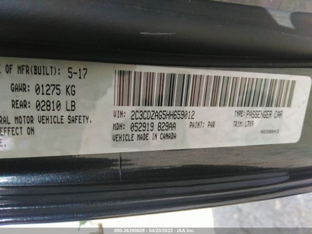 2C3CDZAG5HH659012 Dodge Challenger Sxt
