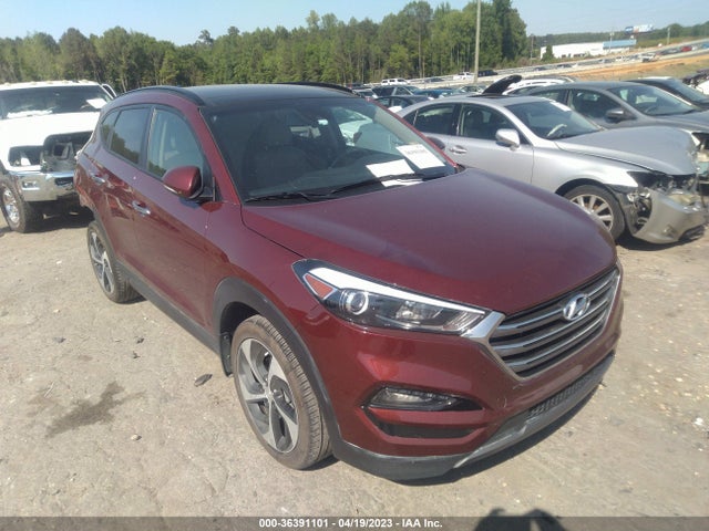 2016 HYUNDAI TUCSON LIMITED VIN: KM8J33A28GU075833