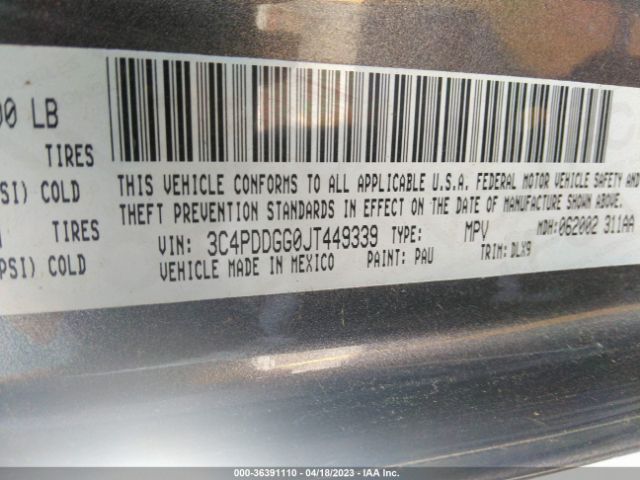 3C4PDDGG0JT449339 Dodge Journey Crossroad