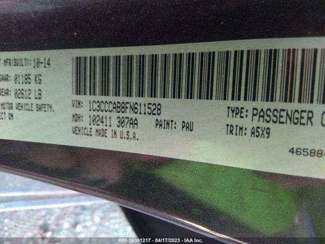 1C3CCCAB8FN611528 Chrysler 200 Limited