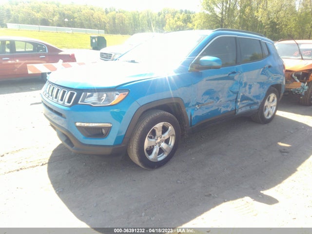 2019 JEEP COMPASS LATITUDE VIN: 3C4NJCBBXKT851747