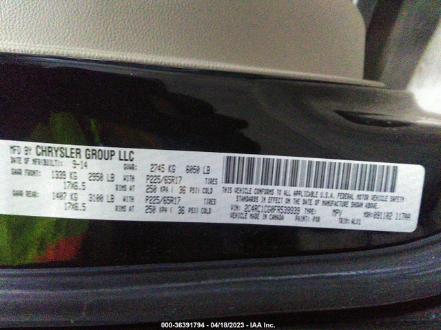2C4RC1CG0FR539939 Chrysler Town & Country Touring-l