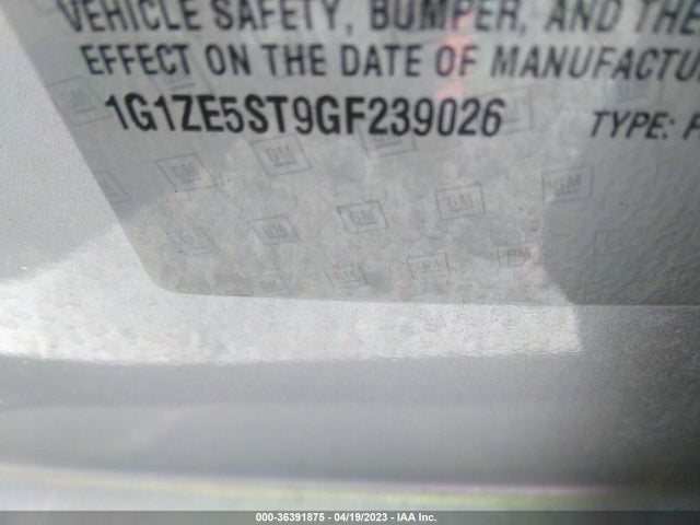 Chevrolet MALIBU LT 2016 1G1ZE5ST9GF239026 Image 10