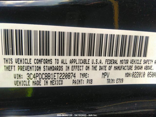 3C4PDCBB1ET220874 Dodge Journey Sxt
