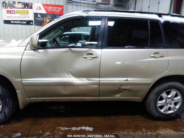 2002 Toyota Highlander მანქანა იყიდება აუქციონზე, vin: JTEHF21A020086655, აუქციონის ნომერი: 36392185