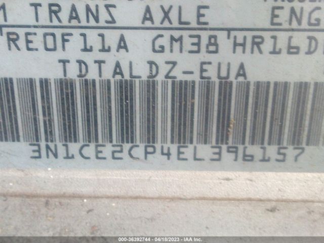 3N1CE2CP4EL396157 Nissan Versa Note Sv