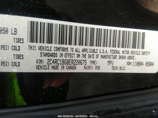 2C4RC1BG8ER220675 Chrysler Town & Country Touring