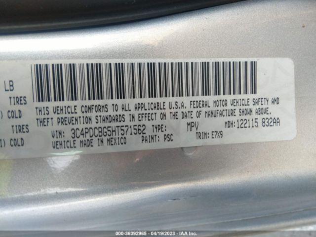 3C4PDCBG5HT571562 Dodge Journey Sxt