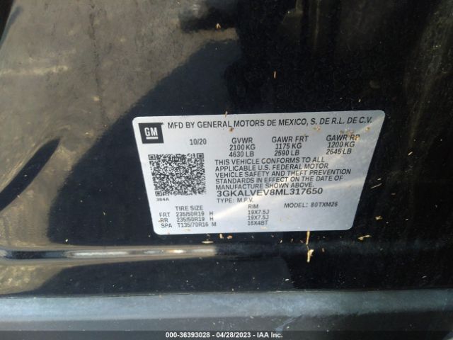 3GKALVEV8ML317650 GMC Terrain Slt