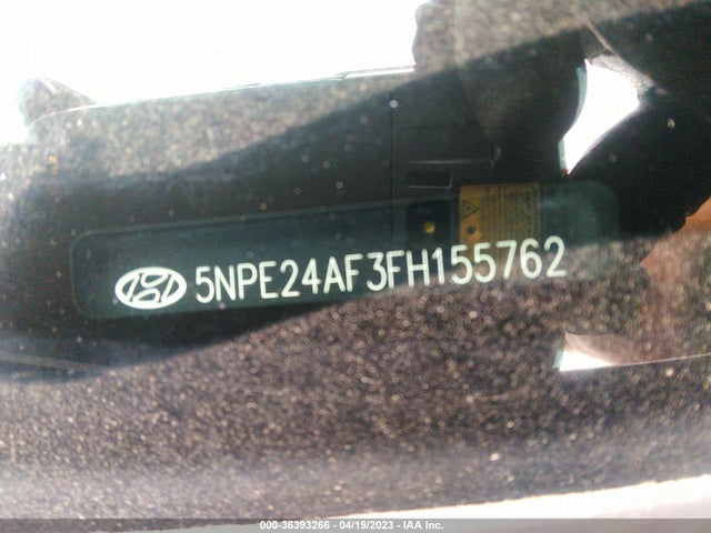 5NPE24AF3FH155762 Hyundai SONATA SE