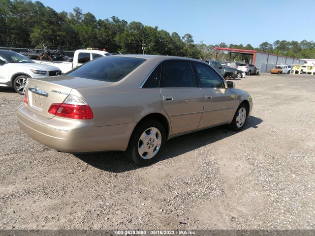 2004 TOYOTA AVALON XL/XLS VIN: 4T1BF28BX4U372111