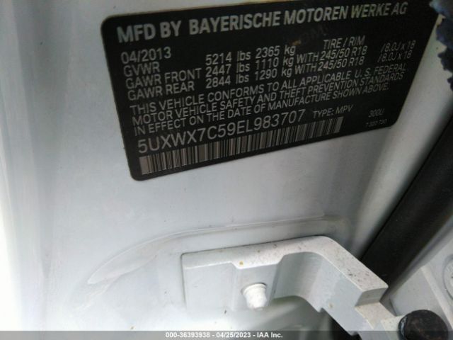 5UXWX7C59EL983707 BMW X3 Xdrive35i