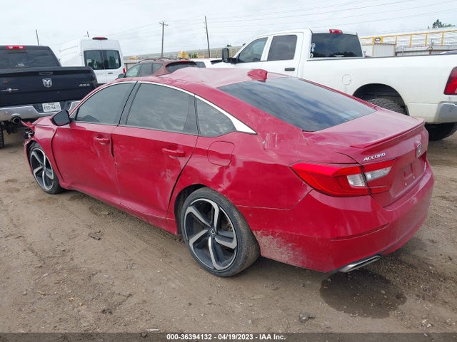 2019 HONDA ACCORD SEDAN SPORT 2.0T VIN: 1HGCV2F33KA021340