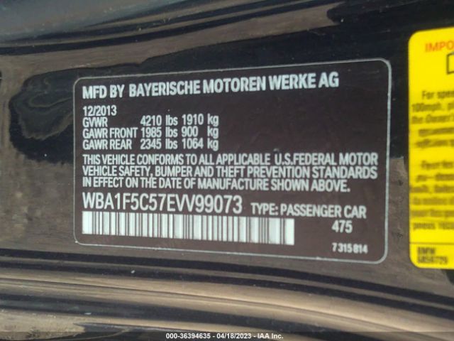 WBA1F5C57EVV99073 BMW 2 Series 228i