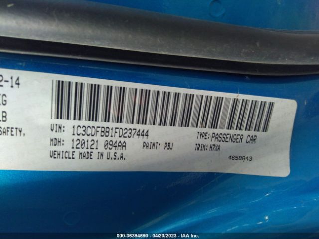 1C3CDFBB1FD237444 Dodge DART SXT