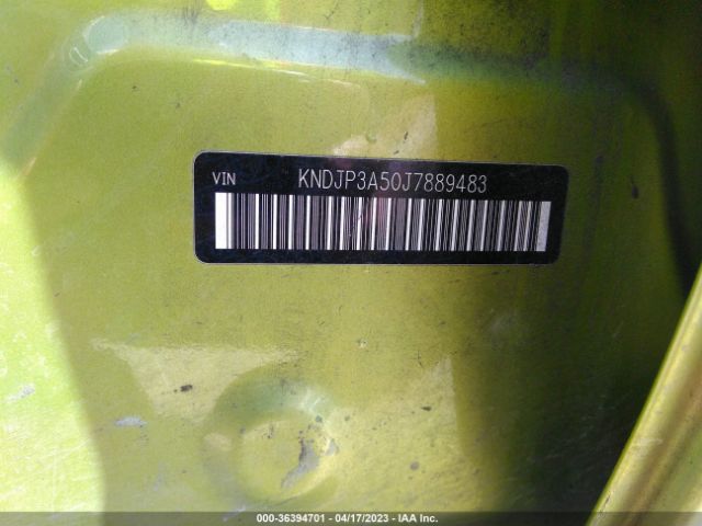 KNDJP3A50J7889483 KIA SOUL +