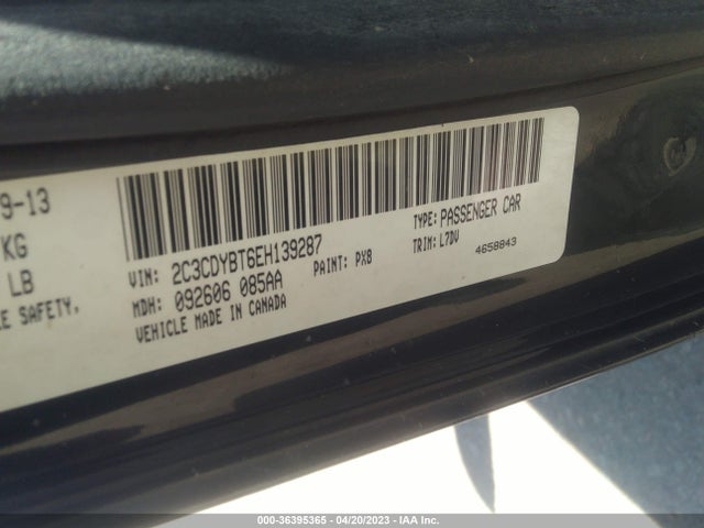 Продаж на аукціоні авто 2014 Dodge Challenger R/t, vin: 2C3CDYBT6EH139287, номер лоту: 36395365