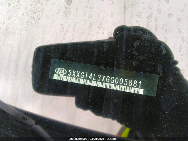 KIA Optima Lx 2016 5XXGT4L3XGG005881 Image 9