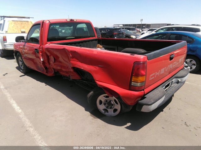 2000 CHEVROLET SILVERADO 1500 VIN: 1GCEC14W9YZ316294