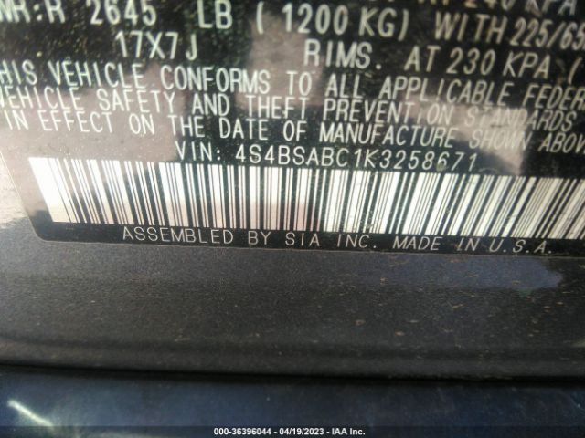 4S4BSABC1K3258671 Subaru Outback