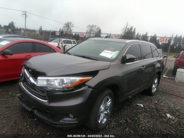 Toyota Highlander Limited 2015 5TDDKRFH6FS152870 Image 2