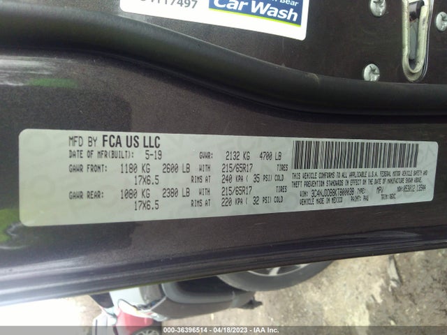3C4NJDDB8KT800038 Jeep Compass Trailhawk