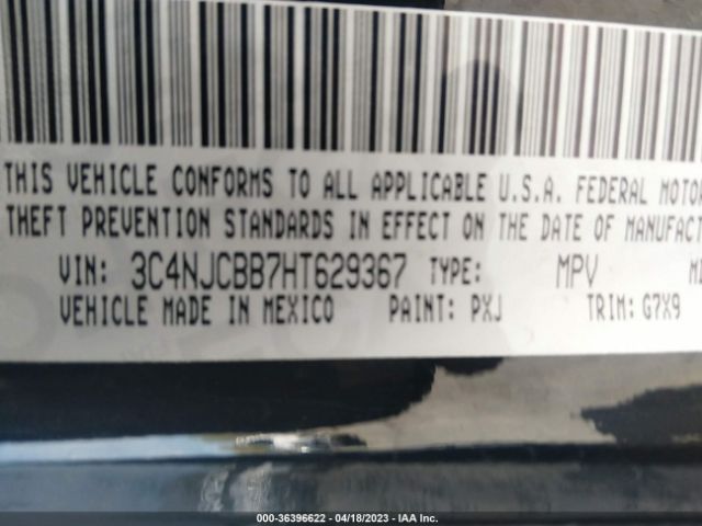 3C4NJCBB7HT629367 Jeep Compass Latitude