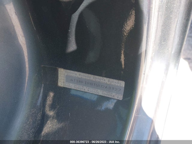 1998 TOYOTA AVALON XL/XLS VIN: 4T1BF18B3WU260327