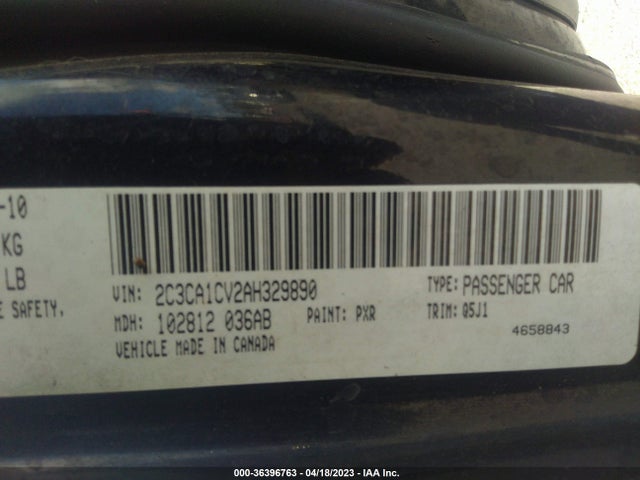 2010 CHRYSLER 300 TOURING PLUS VIN: 2C3CA1CV2AH329890