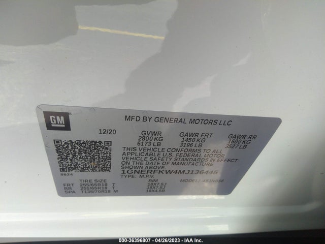 Chevrolet Traverse Ls 2021 1GNERFKW4MJ136445 Image 9