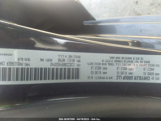 Chrysler 200 S 2015 1C3CCCBB5FN533742 Image 9