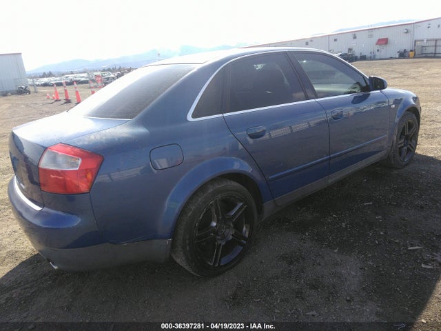 2002 AUDI A4 3.0L VIN: WAULT68E72A076915