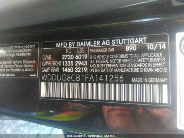 WDDUG8CB1FA141256 Mercedes-Benz S-class S 550