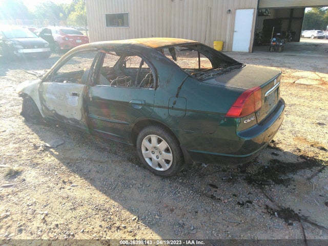 2001 HONDA CIVIC EX VIN: 1HGES26701L066517