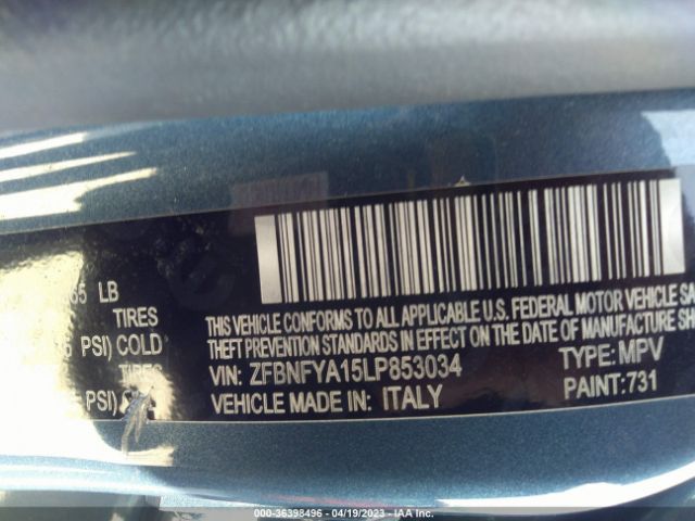 ZFBNFYA15LP853034 Fiat 500x Pop