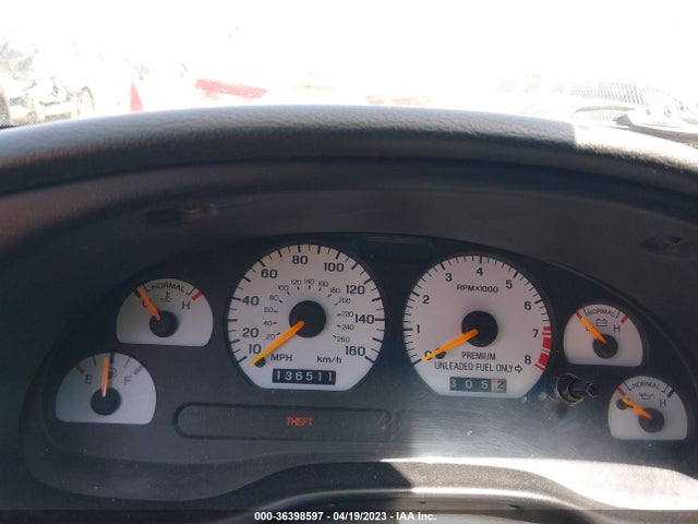 1998 FORD MUSTANG SVT COBRA VIN: 1FAFP47VXWF223639