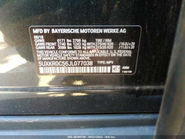 5UXKR0C56JL077038 BMW X5 Xdrive35i