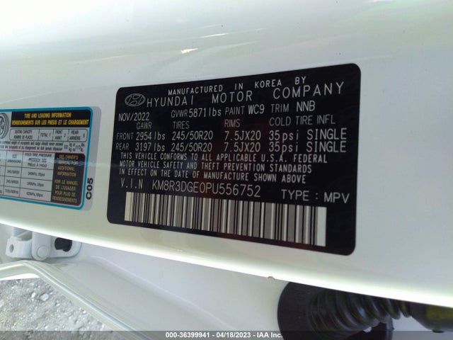 Hyundai Palisade Xrt 2023 KM8R3DGE0PU556752 Image 11