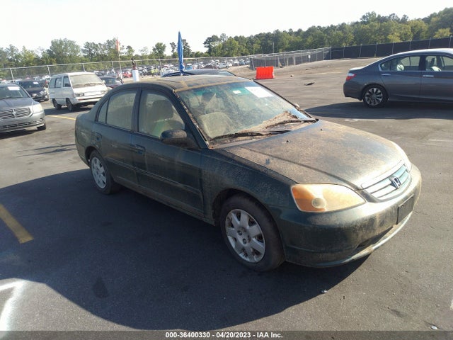 2001 HONDA CIVIC EX VIN: JHMES26771S001683