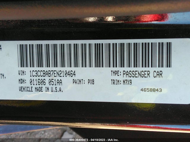 1C3CCBAB7EN210464 Chrysler 200 LX